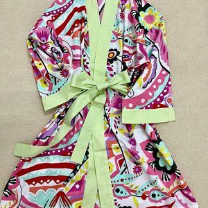 New Cotton Kimono Robe-Iris Short Getting Ready Robes Bridesmaid robe